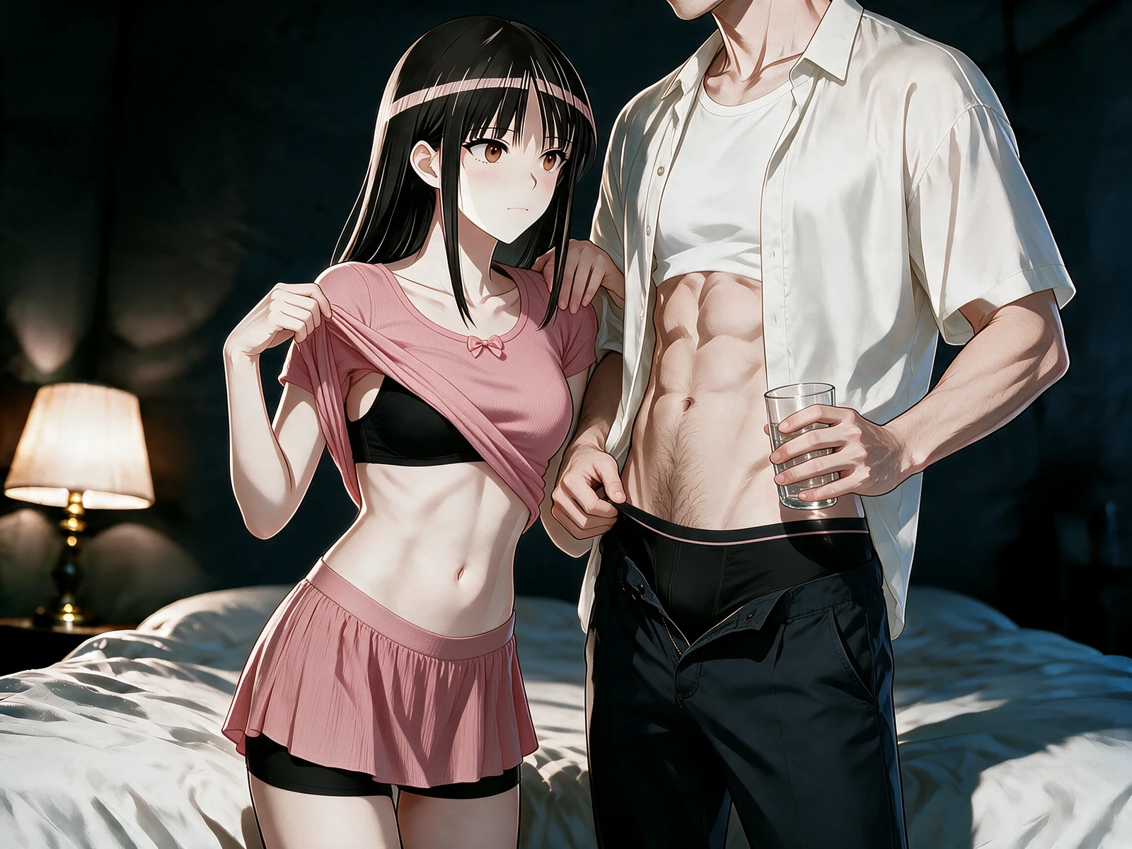 Judge the AI NSFW image generator result as a finished frame. proof-a-detail.